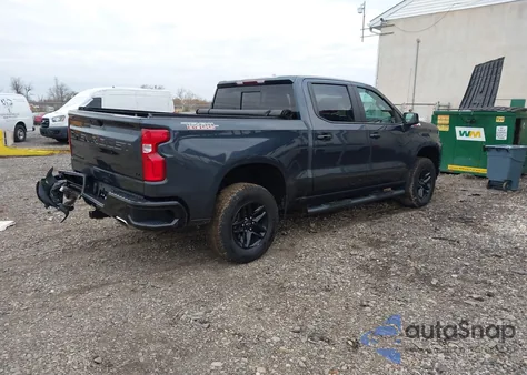 2021 Chevrolet Silverado 1500 4Wd Short Bed Lt Trail Boss z USA, uszkodzony, nr VIN 1GCPYFEL1MZ153369